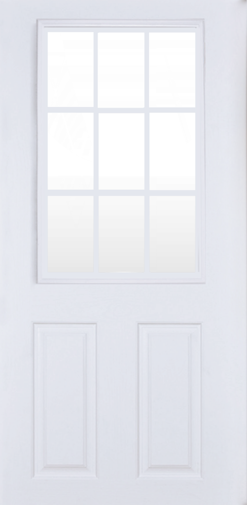 9-Lite Slab Door