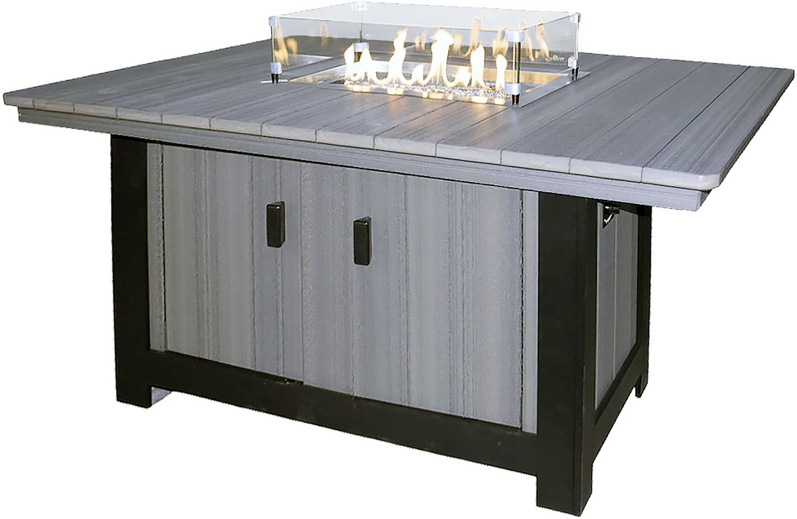 Rectangular Table - 44” X 72” with Fire Bowl & Glass Guard